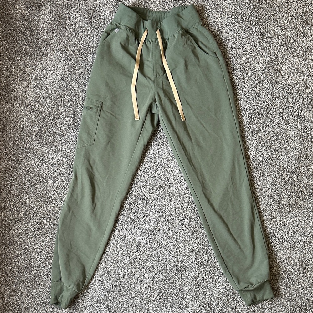 Figs Olive Green Joggers
